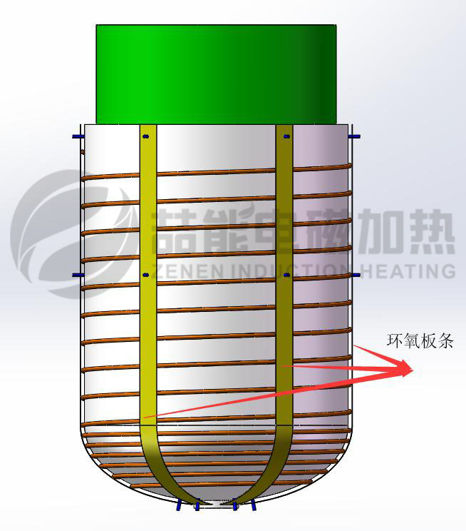 管道反應(yīng)釜電磁加熱器